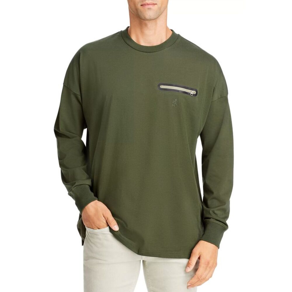 Gramicci Outlast X Renu Mens Cotton Blend Sweatshirt Large Olive - NWT $98